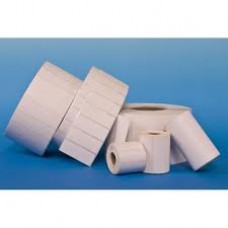 75mmx38mm Blank White Paper Labels, 1"Core, 1 Roll - 1250Pcs