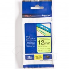 12mmx8mtr--TZe133 Blue on Clear Brother Labels